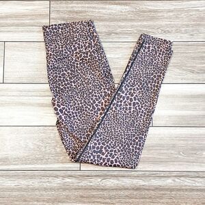 Beach Riot Sport Leopard Print Leggings, Size Large